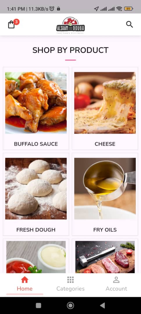 Alsham Dough app screenshot